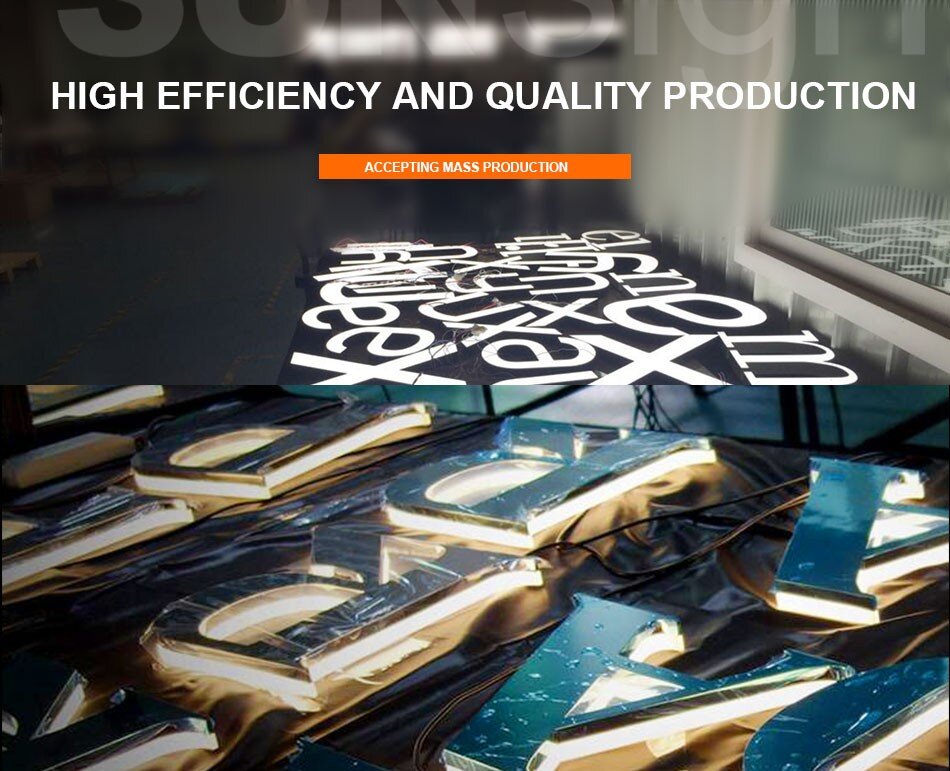 LED Custom Indoor Letter Lights for Business/Home SKU#LIG0098