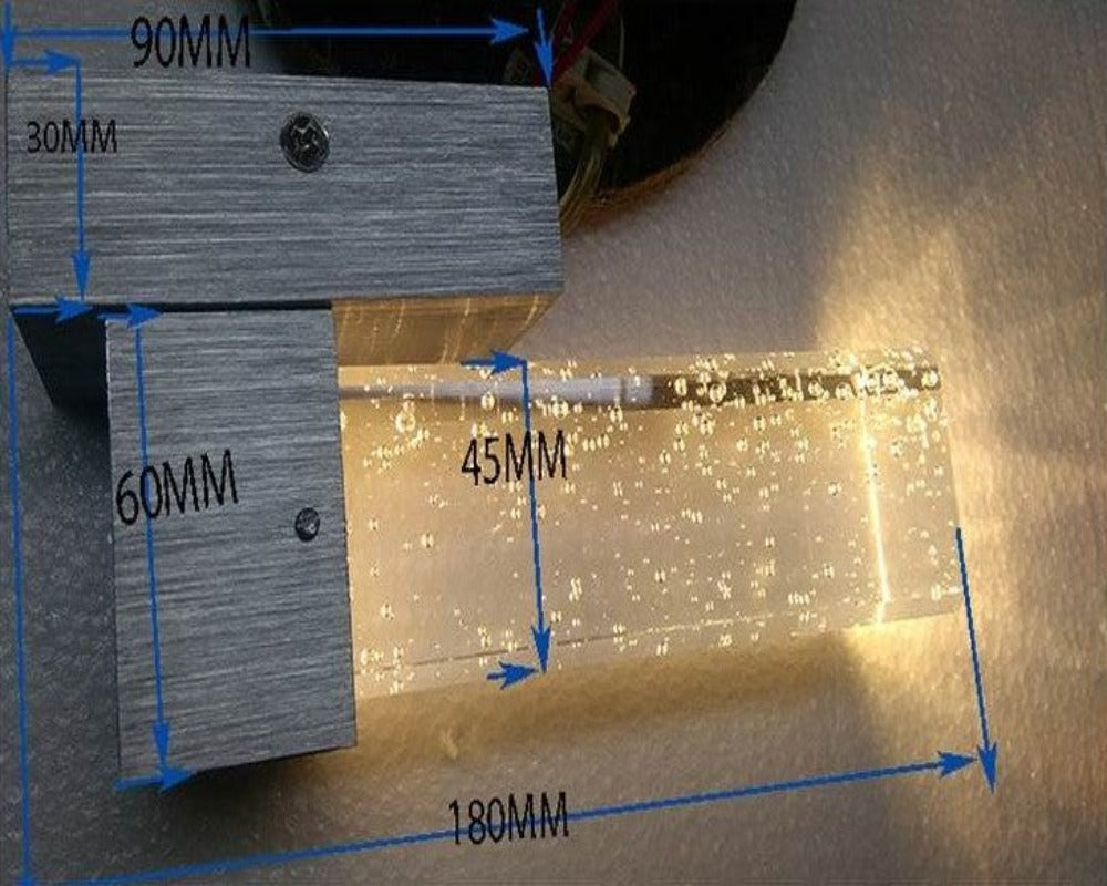 LED Crystal Fantasy Bubble Wall Sconce SKU#LIG0109
