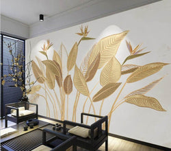 3D Wallpaper Banana Plant for Accent Wall