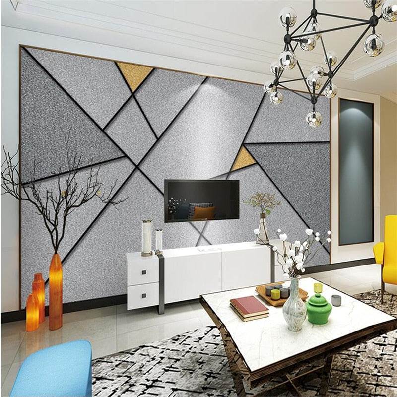 Wallpaper Modern Geometric Lines SKU# WAL0343