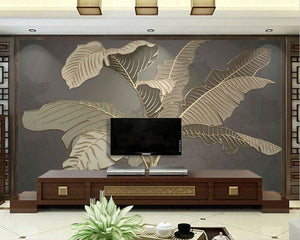 3D Wallpaper Banana Tree for Wall Accent