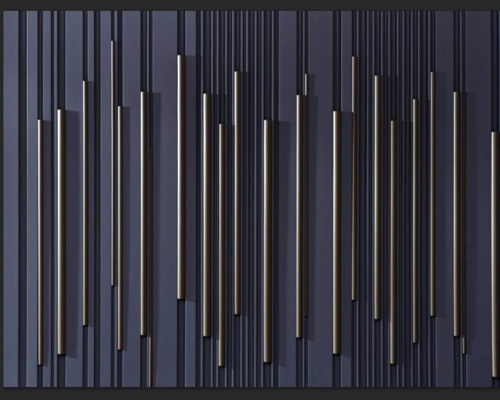 3D Wallpaper Stereo Candlesticks SKU# WAL0305