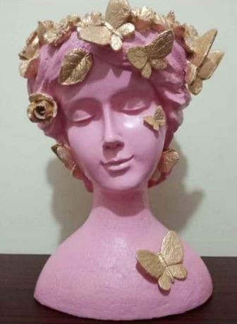 Stonecast Flower Crown Pots for Plants SKU# IAC0012