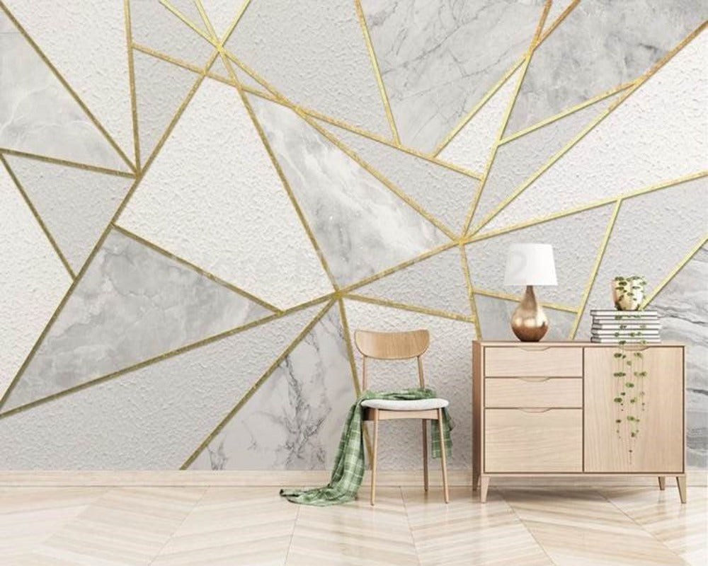 3D Wallpaper Multi Marble Design 