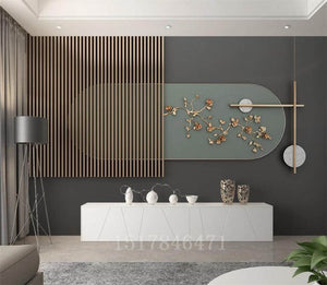 3D Wallpaper Wood Slat Impression SKU# WAL0255