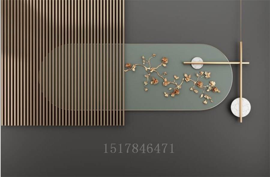 3D Wallpaper Wood Slat Impression 