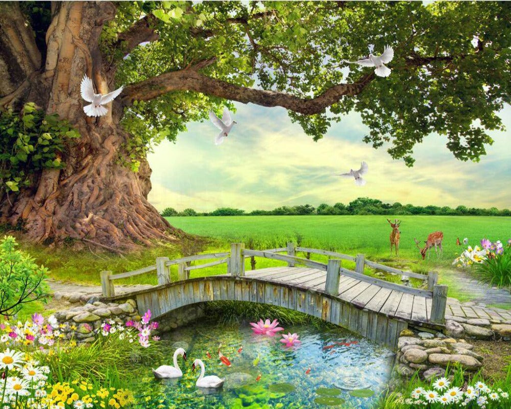 Nature View 3D Wallpaper Natural Mystic Scenery