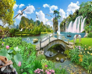 Nature View 3D Wallpaper Natural Mystic Scenery