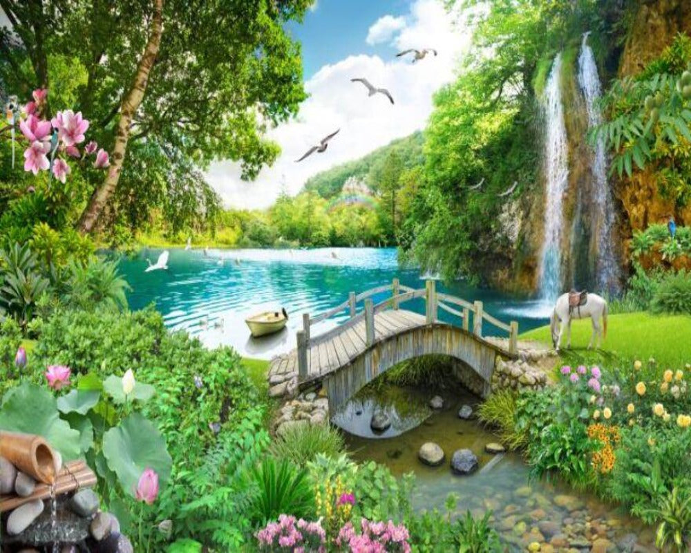 Nature View 3D Wallpaper Natural Mystic Scenery