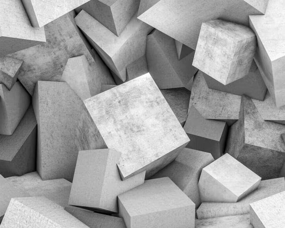 3D Wallpaper Space Geometric 