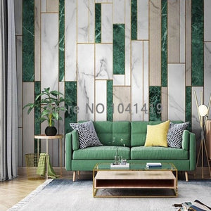 3D Wallpaper Stained Glass Marble SKU# WAL0079