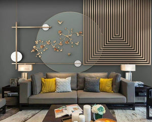 3D Wallpaper Eclectic Shapes SKU# WAL0148
