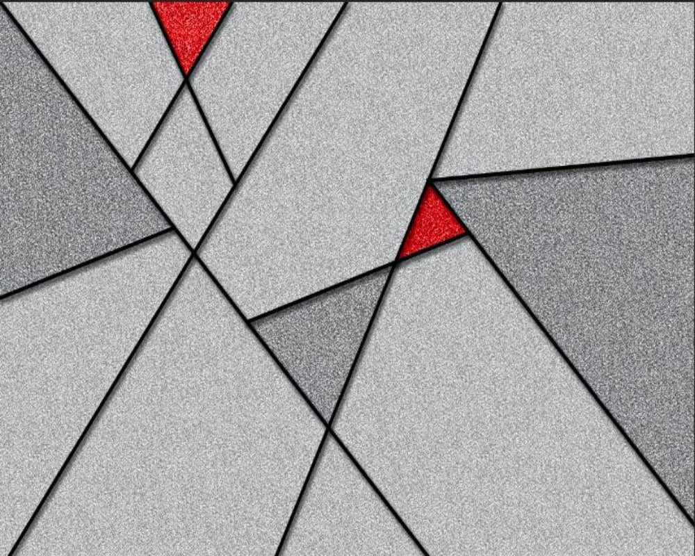 3D Wallpaper Modern Geometric Lines