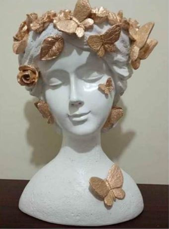 Stonecast Flower Crown Pots for Plants SKU# IAC0012