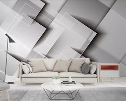 3D Wallpaper Geometric Squares