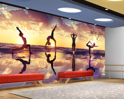 3D Wallpaper Running Fitness SKU# WAL0290