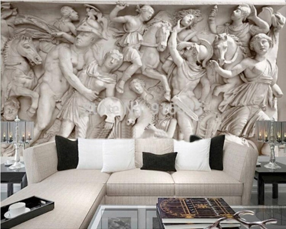 3D Wallpaper Euro Roman Rustic Art SKU# WAL0065