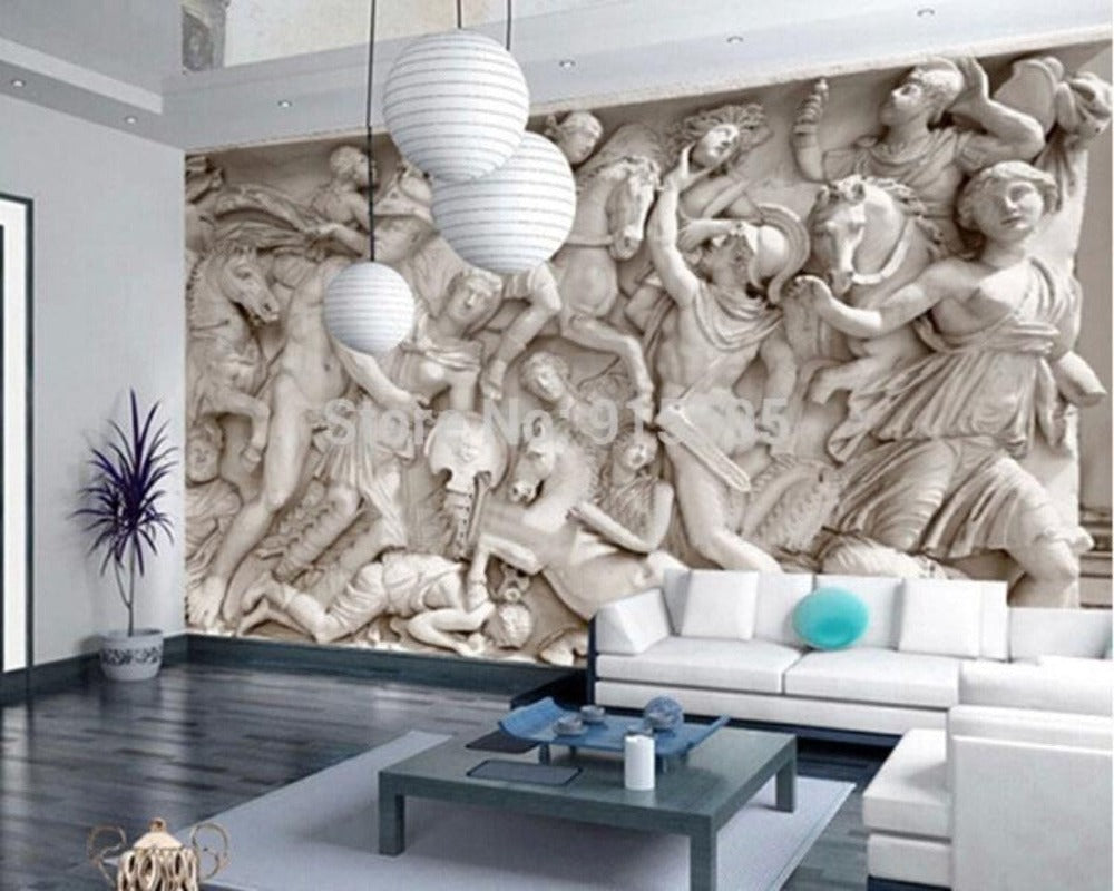 3D Wallpaper Euro Roman Rustic Art SKU# WAL0065