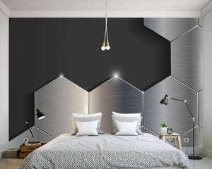 3D Wallpaper Metal Stereoscopic Wall SKU# WAL0285