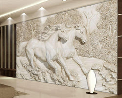 3D Wallpaper Euro Rustic Horse Series III SKU# WAL0345