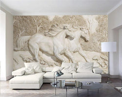 3D Wallpaper Euro Rustic Horse Series III SKU# WAL0345