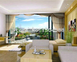 3D Wallpaper Balcony View SKU# WAL0334