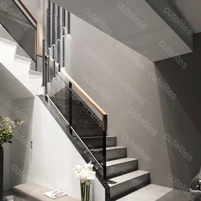 LED Zylinder Long Tube Suspension Dining Room SKU# LIG0101