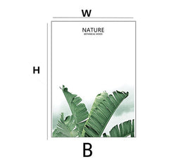 Window Frosted Green Plant Leaf Film SKU# MOS0022