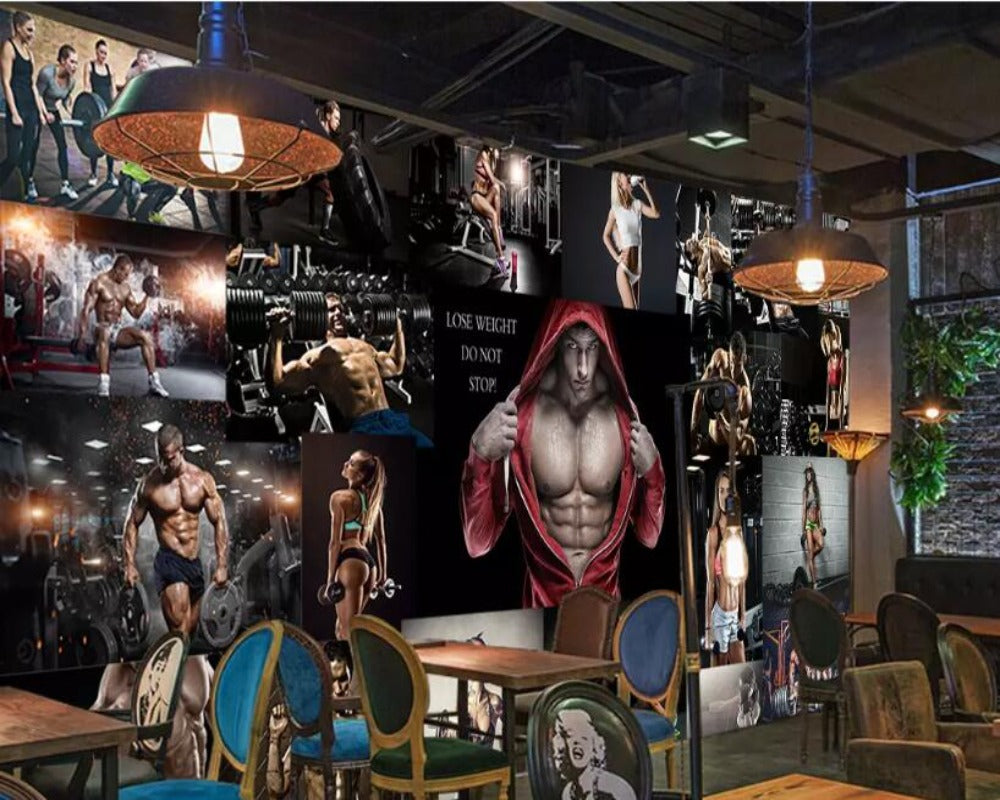 Photo Wallpaper Gym Rat Circus SKU# WAL0241