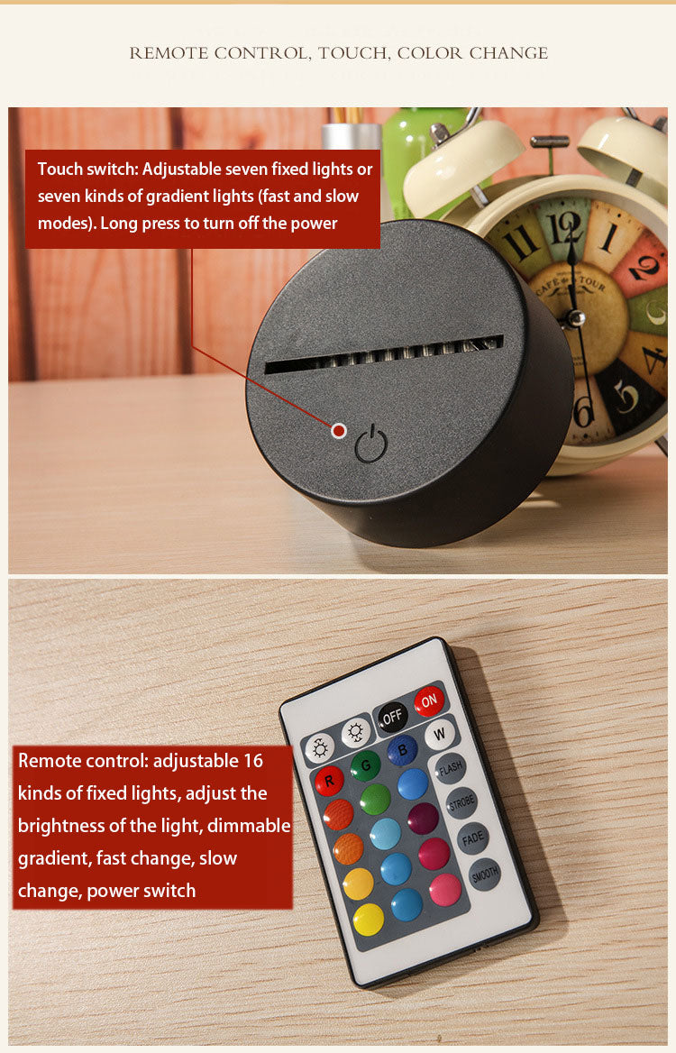 LED-RGB Multi-Colour Love Bear Table Lamp SKU# LIG0100