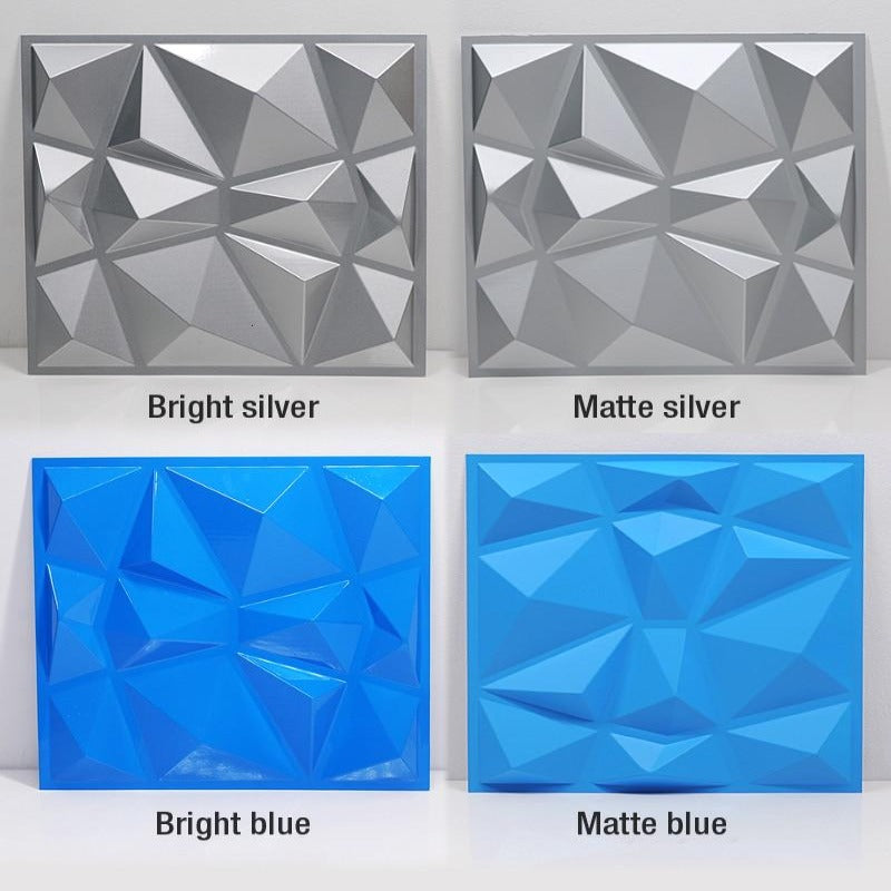 3D Wall Art Geometric Diamond Wall Tiles SKU# MOS0041