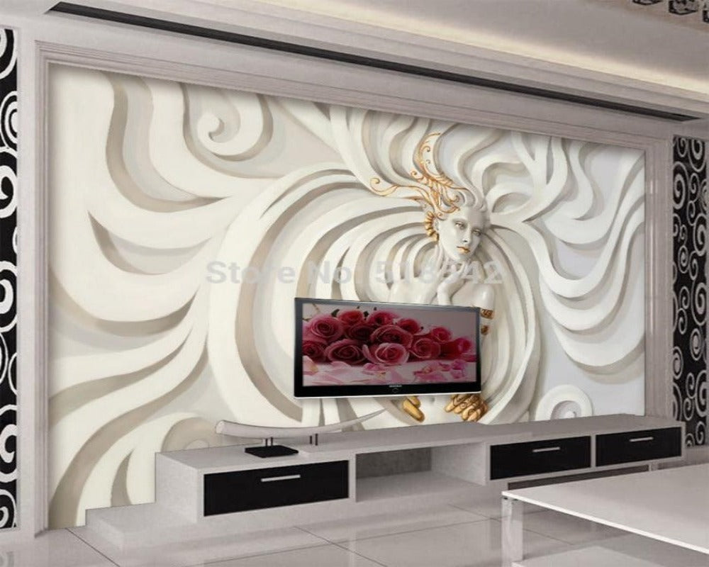 3D Wallpaper Sculpture Papel de Parade SKU# WAL0210