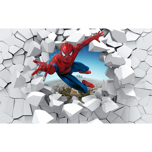 3D Wallpaper Spiderman & Avengers SKU# WAL0161