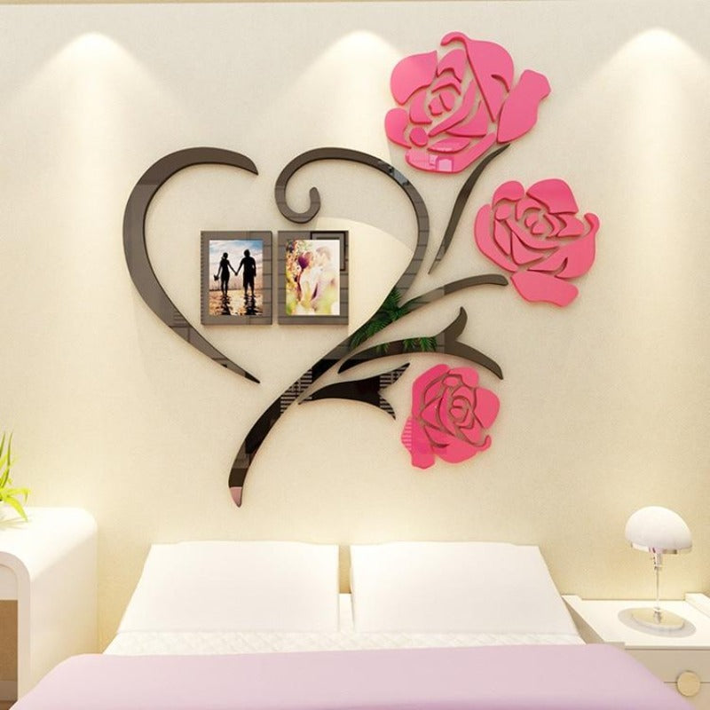 3D Creative Flower Wall Plate Decoration SKU# MOS0051