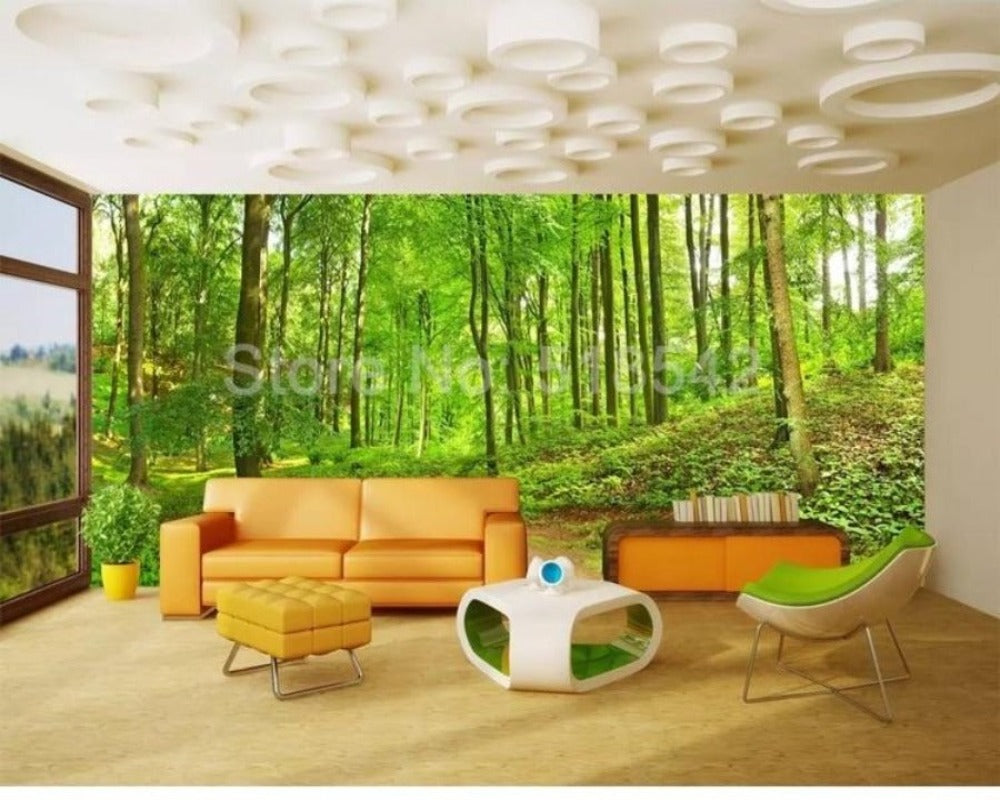 3D Wallpaper Mystic Forest Path SKU# WAL0208