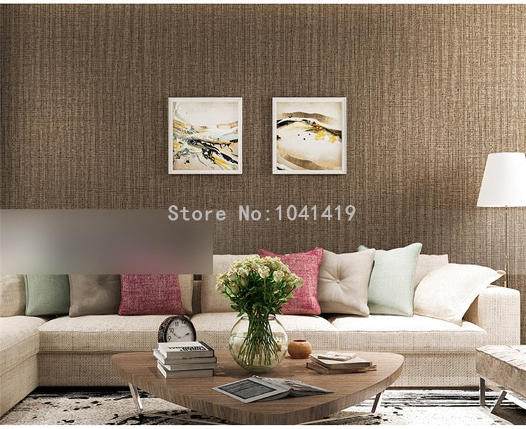 Modern Wallpaper Roll Nylon Linen SKU# WAL0299