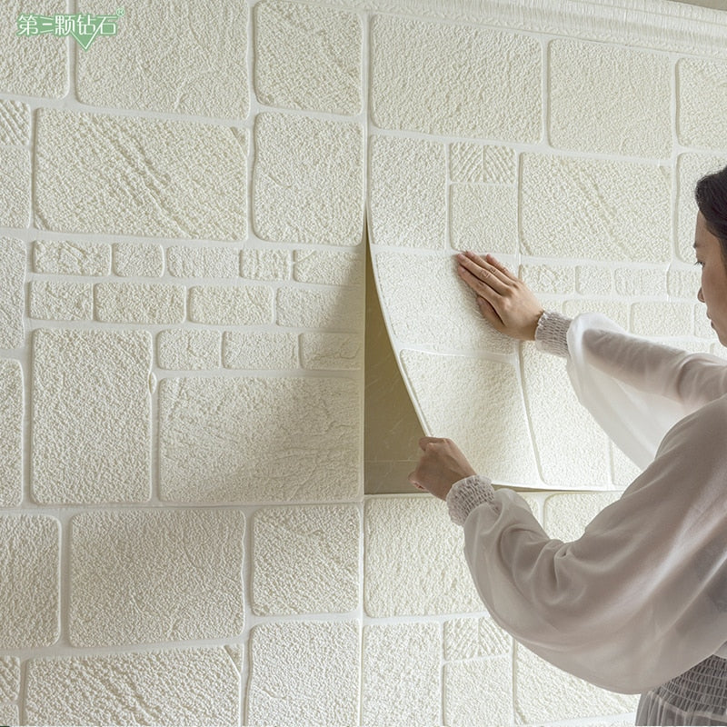 3D Marble Stone Wall Tile Self-Adhesive MOS0037