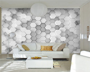 3D Wallpaper Hexagon Insights SKU# WAL0244