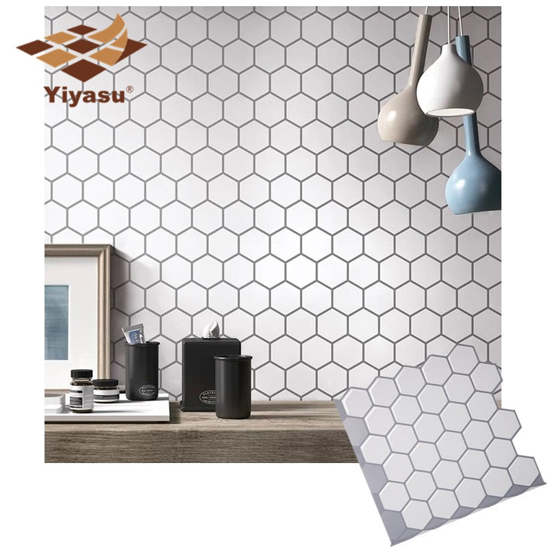 Mosaic Wall & Floor Tiles Artisan Hexagon SKU# MOS0004