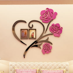 3D Creative Flower Wall Plate Decoration SKU# MOS0051