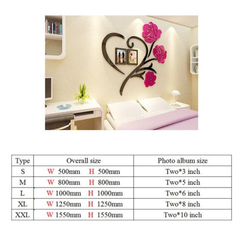 3D Creative Flower Wall Plate Decoration SKU# MOS0051