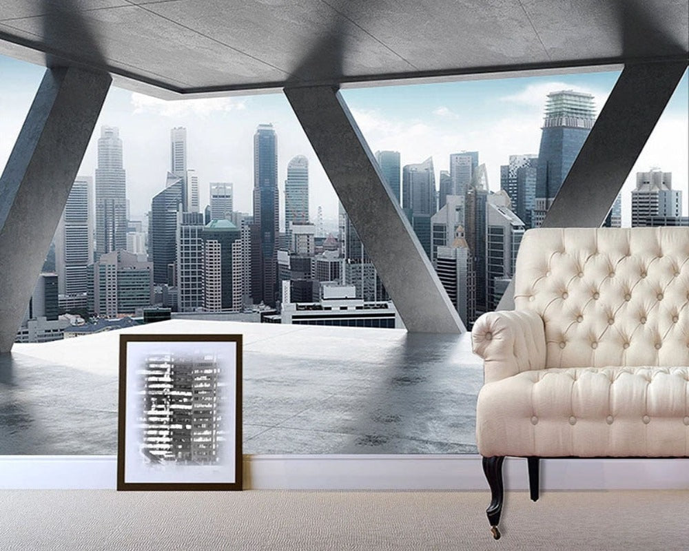 3D Wallpaper NYC City Skyline SKU# WAL0164