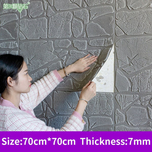3D Self Adhesive Brick Wall Tiles SKU# MOS0038