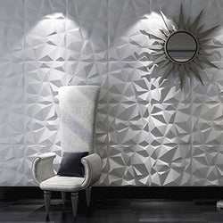 3D Wall Art Geometric Diamond Wall Tiles SKU# MOS0041