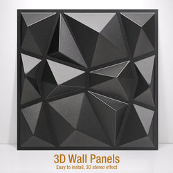 3D Wall Art Geometric Diamond Wall Tiles SKU# MOS0041