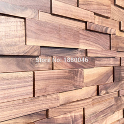 6 Pack Mosaic American Retro Style Art Wood Tile SKU# MOS0044