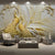 3D Wallpaper Golden Peacock SKU# WAL0218