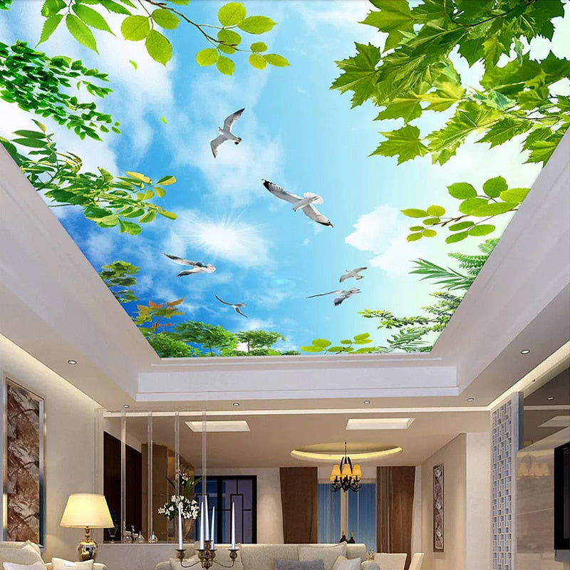 3D Ceiling Paper Scenic Sky SKU# WAL0173