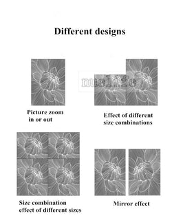 Window Transparent Electrostatic Glass Flower SKU# MOS0023