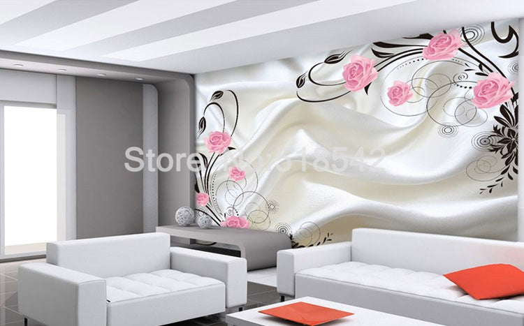 3D Wallpaper Classic Rose Flowers